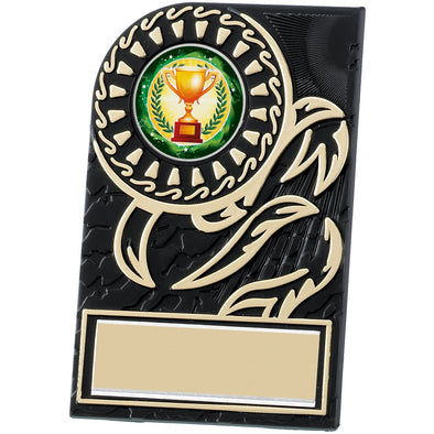 Rosette Budget Plastic Plaque 9cm