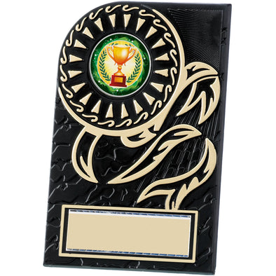 Rosette Budget Plastic Plaque 11cm