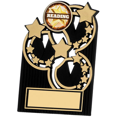 Black And Gold Acrylic Plaque 10cm