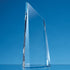 Optical Crystal Facetted Peak Award