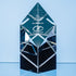 Clear & Black Crystal Facetted Prism Award