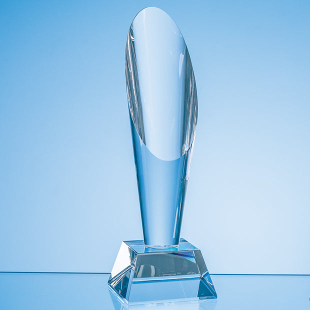 Engraved Crystal Encore Column Award