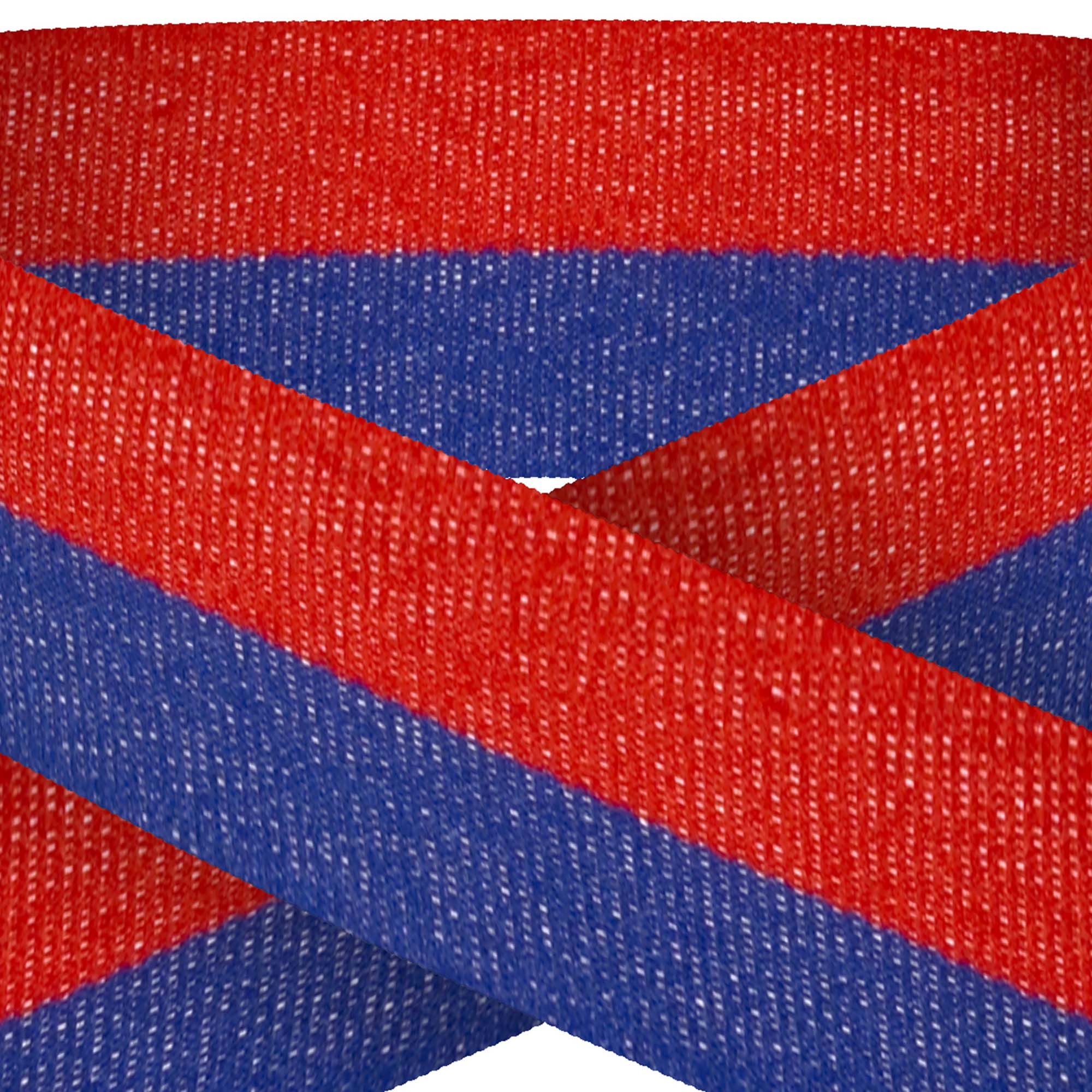 Blue And Red 22mm Wide Ribbon And Clip