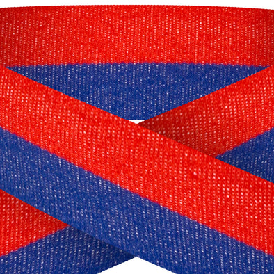Blue And Red 22mm Wide Ribbon And Clip