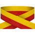 Red And Yellow 22mm Wide Ribbon And Clip