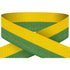 Yellow And Green 22mm Wide Ribbon And Clip