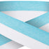 Light Blue And White 22mm Wide Ribbon And Clip