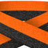 Orange And Black 22mm Wide Ribbon And Clip