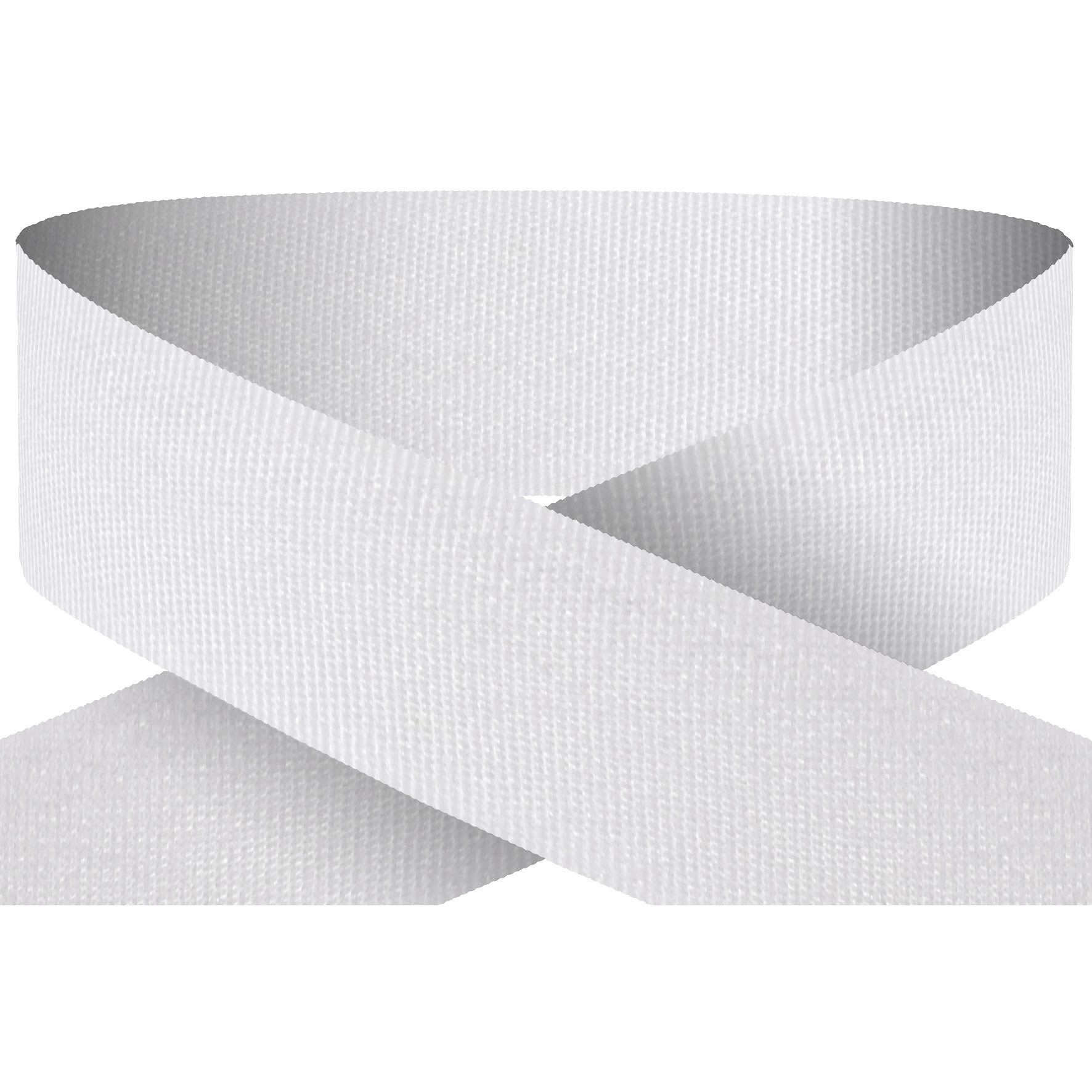 White 22mm Wide Ribbon And Clip