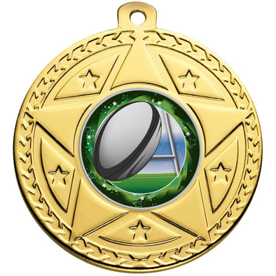 Star Medal 50mm Gold
