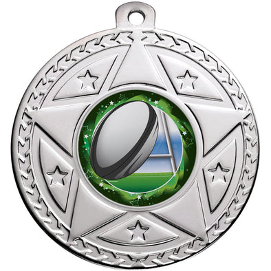 Star Medal 50mm Silver