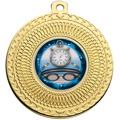 Medal (Lattice Pattern) Gold 50mm