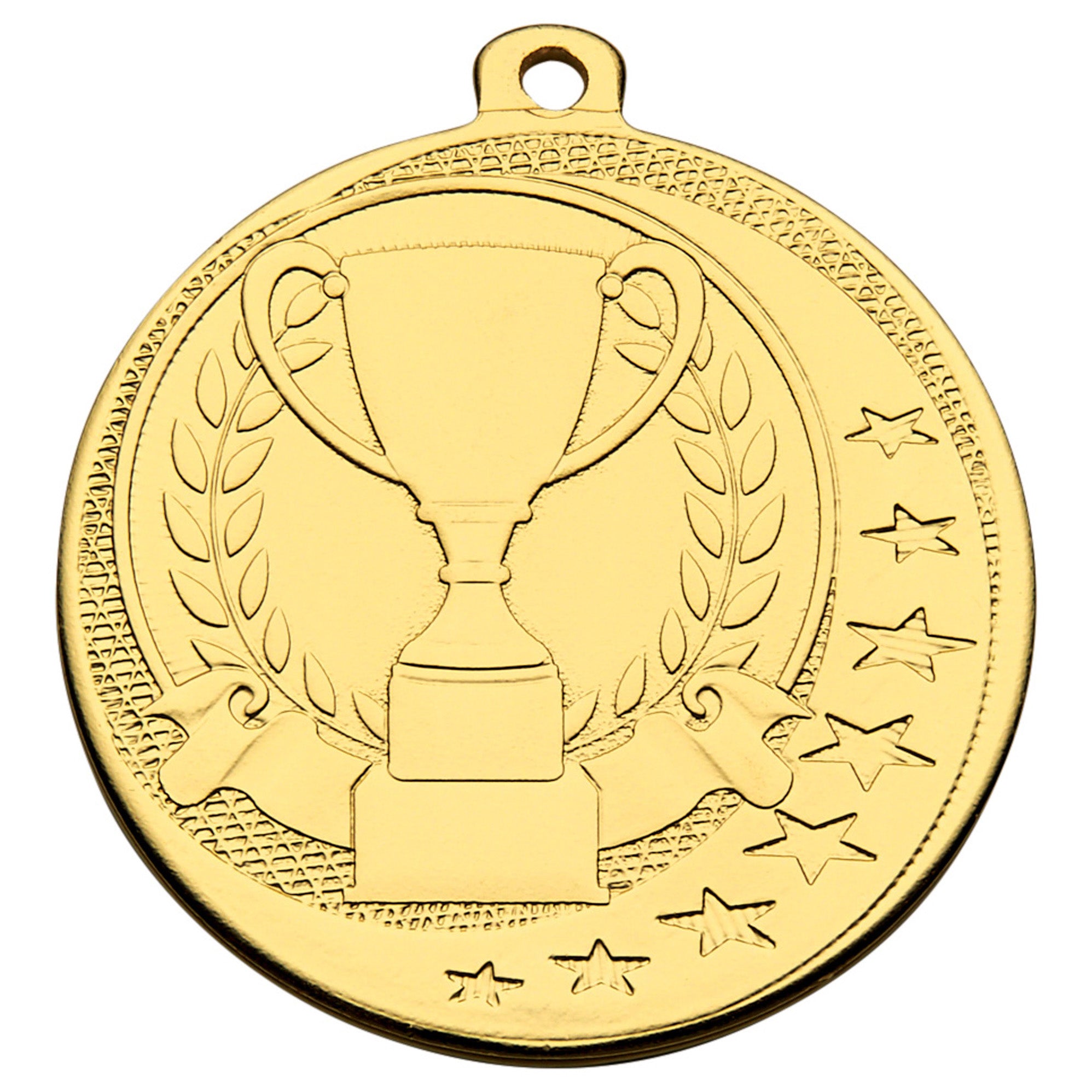 Metal 50mm Gold Cup Medal