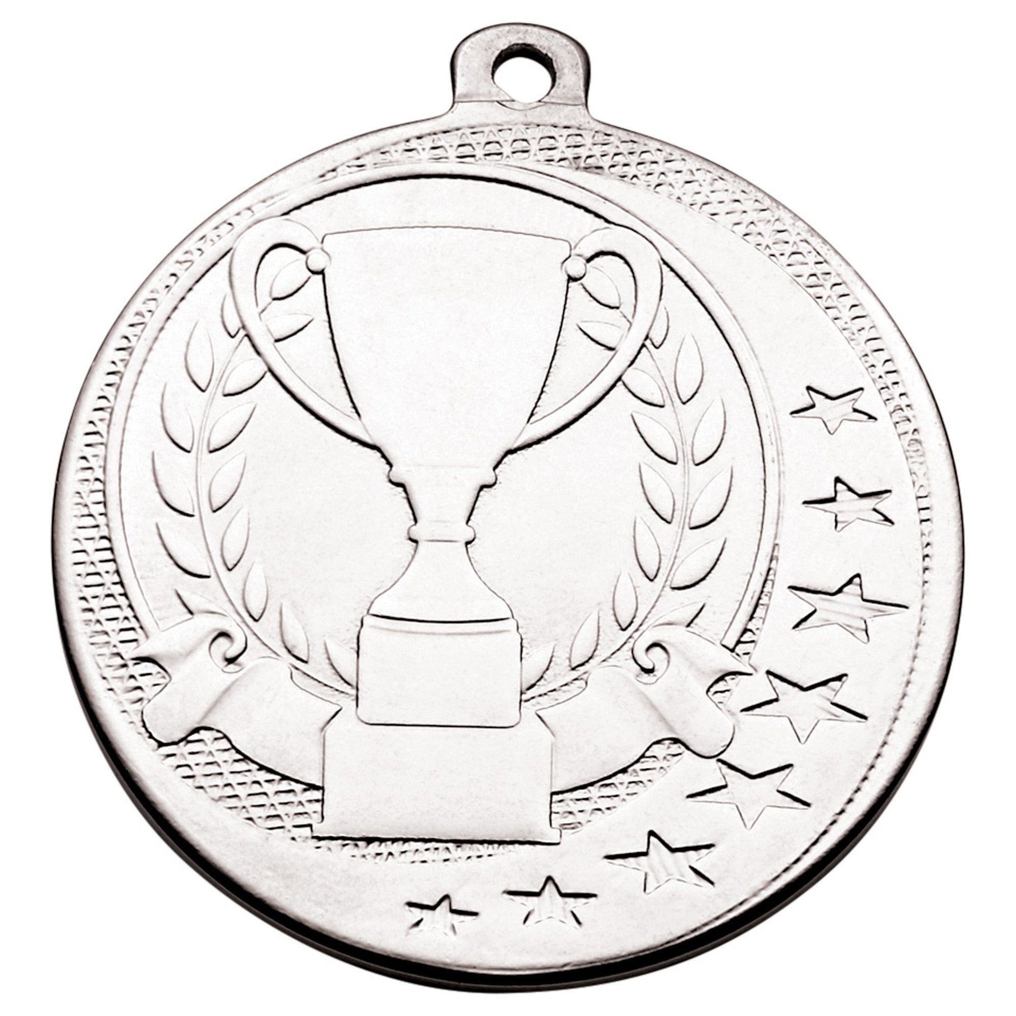 Metal 50mm Silver Cup Medal