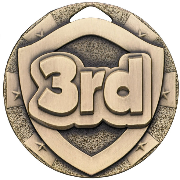 3rd Mini Shield Medal 50mm