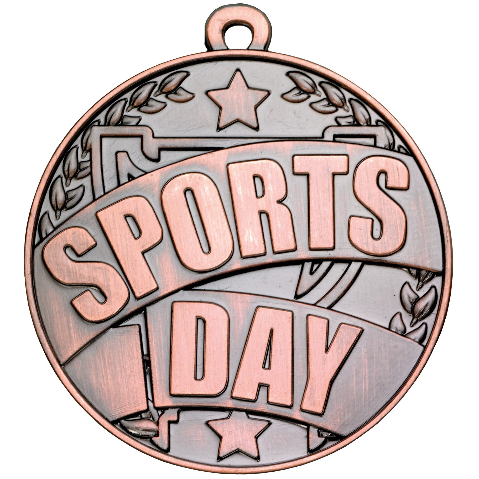 Sports Day Medal 50mm Bronze