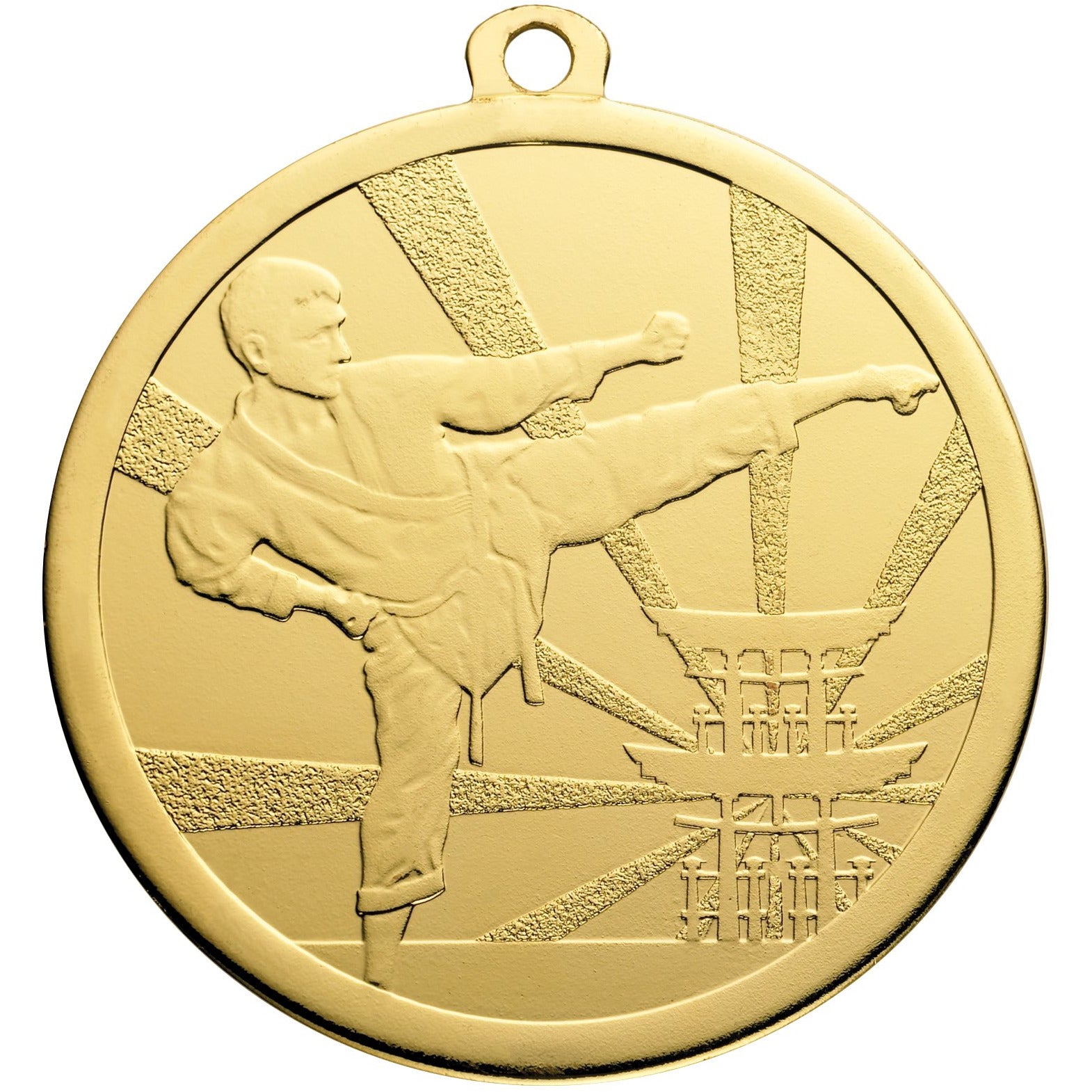 Martial Arts Gold Medal 70mm
