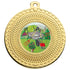 Gardening Gold Swirl 50mm Medal