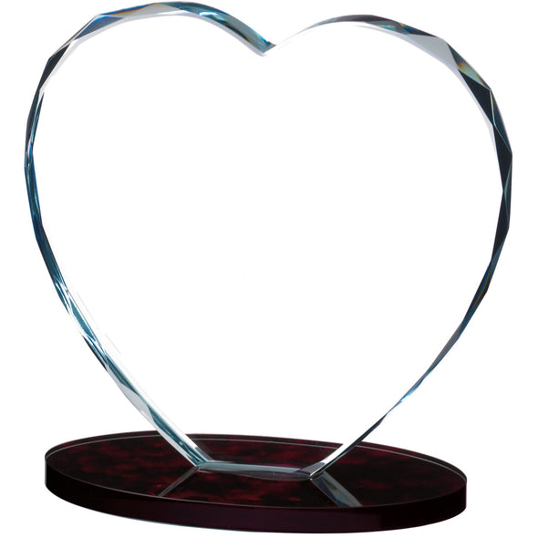 Heart Glass Award 15cm