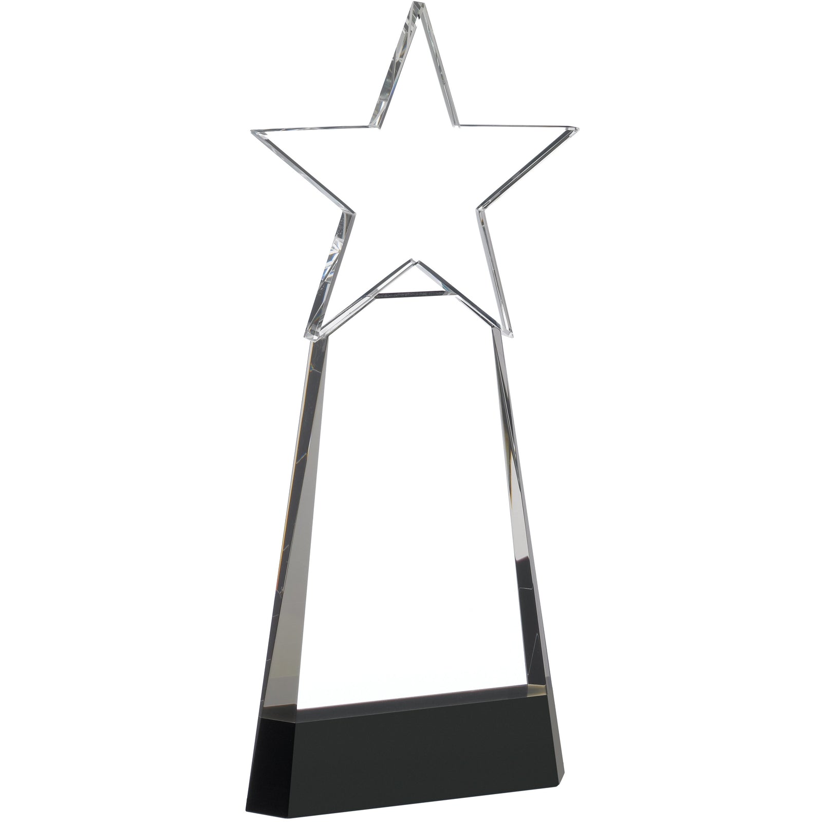 Star On Black Base Award