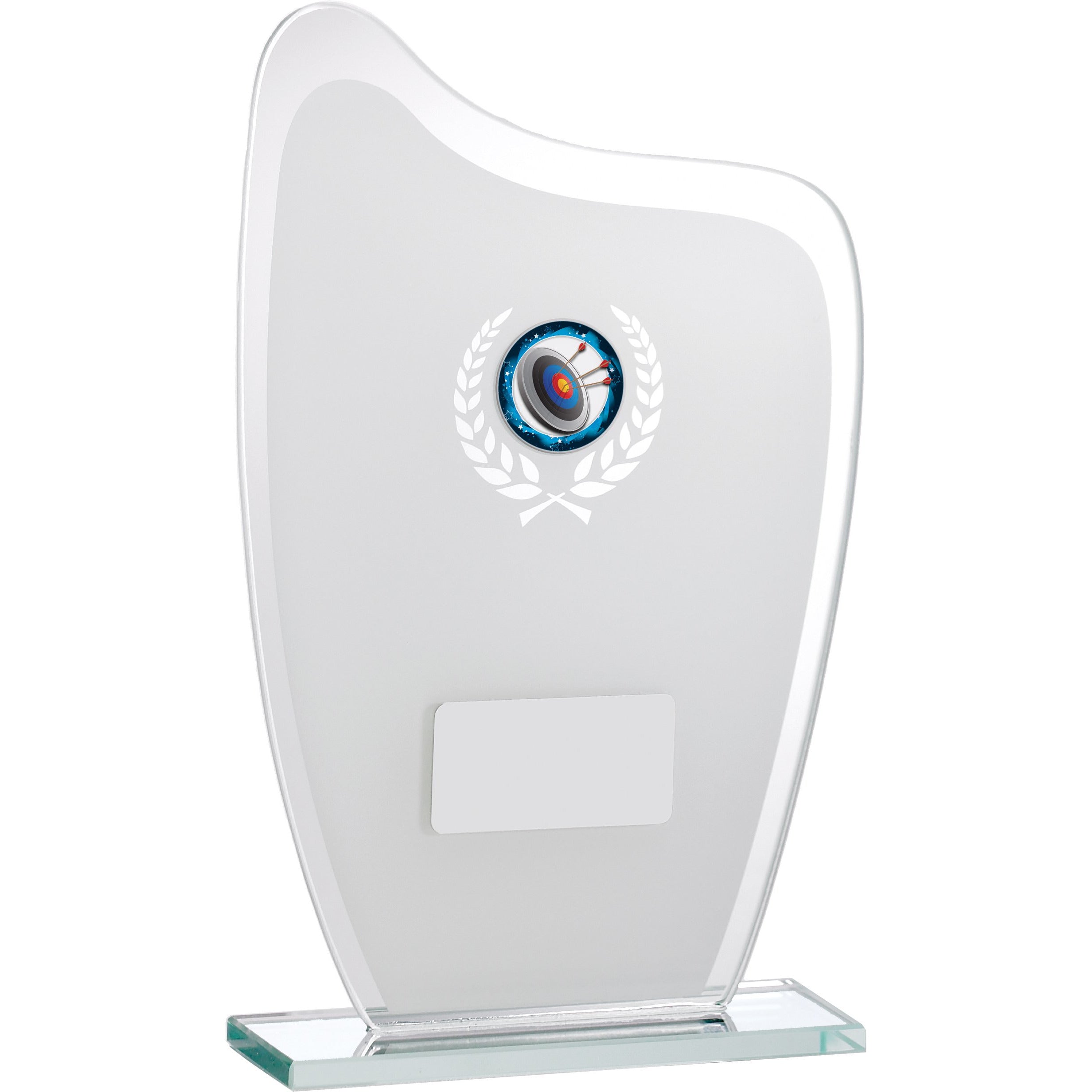White Mirror Glass Award 16.5cm