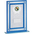 Blue Framed Glass Award with Laurel