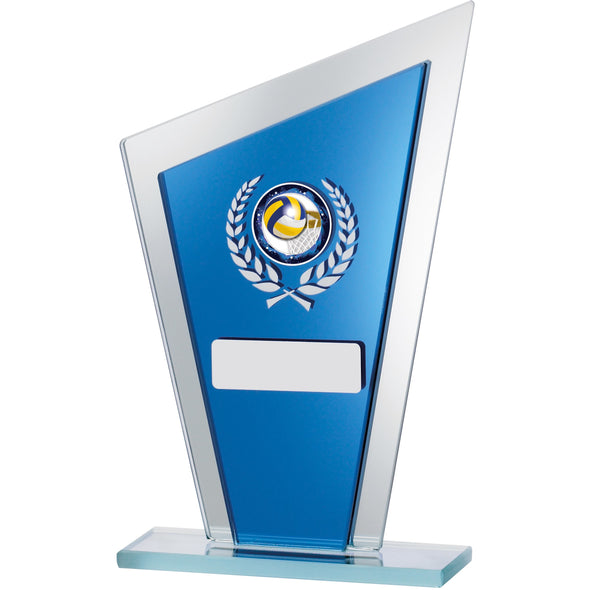 Blue Mirror Glass Award 18.5cm