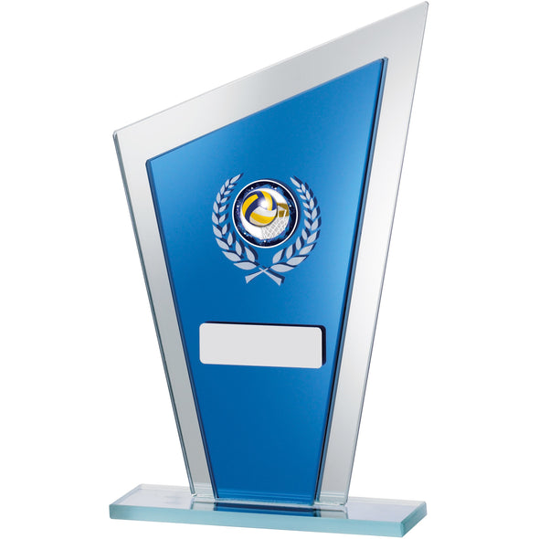 Blue Mirror Glass Award 20.5cm
