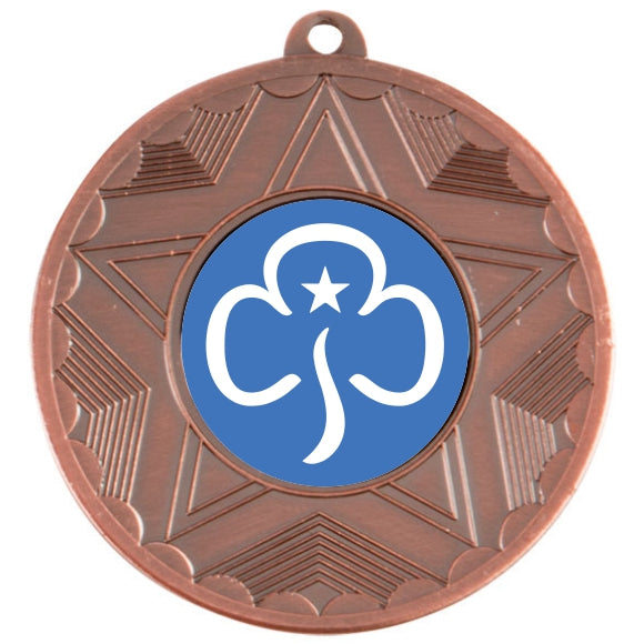 Girlguiding Bronze Star 50mm Medal