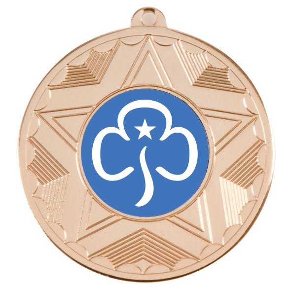 Girlguiding Gold Star 50mm Medal