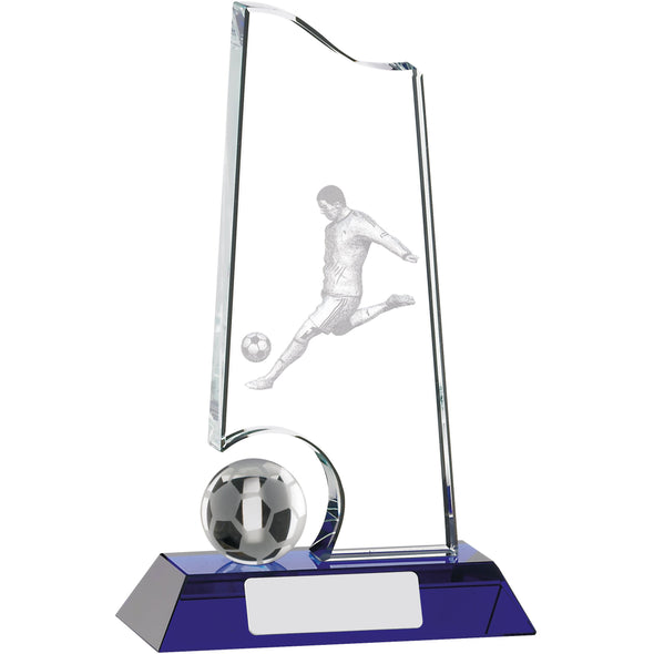 Football Glass Award 17.5cm