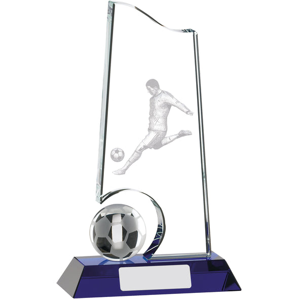 Football Glass Award 20cm
