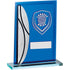 Golf Longest Drive Blue Mirrored Award 15cm