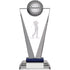 Golf Swing Glass Award on Base