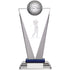 Golf Swing Glass Award on Base