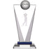 Golf Swing Glass Award on Base