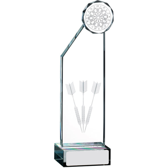 Darts Edge Glass Award 19cm