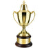 Gold Plated Riviera Ultimate Trophy Cup with Lid