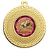 Greyhound Gold Swirl 50mm Medal