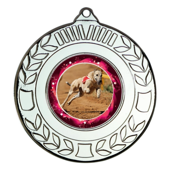 Greyhound Silver Laurel 50mm Medal