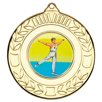 Gymnastics Male Gold Laurel 50mm Medal