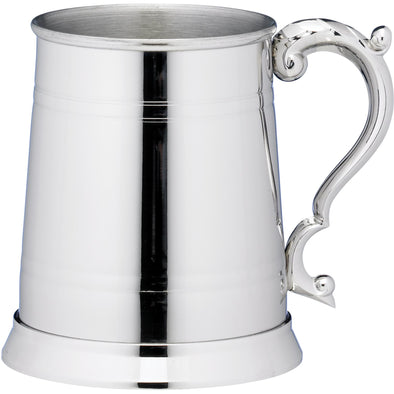 Engraved 1 Pint Classic Lined Stainless Steel Tankard
