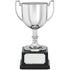 Nickel Plated Trophy Cup on Square Base