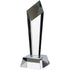 Glass Diamond Obelisk Award on Base
