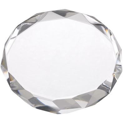 Engraved Glass Paperweight 90x20mm