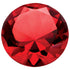 Personalised 80mm Red Diamond Shaped Glass Paperweight