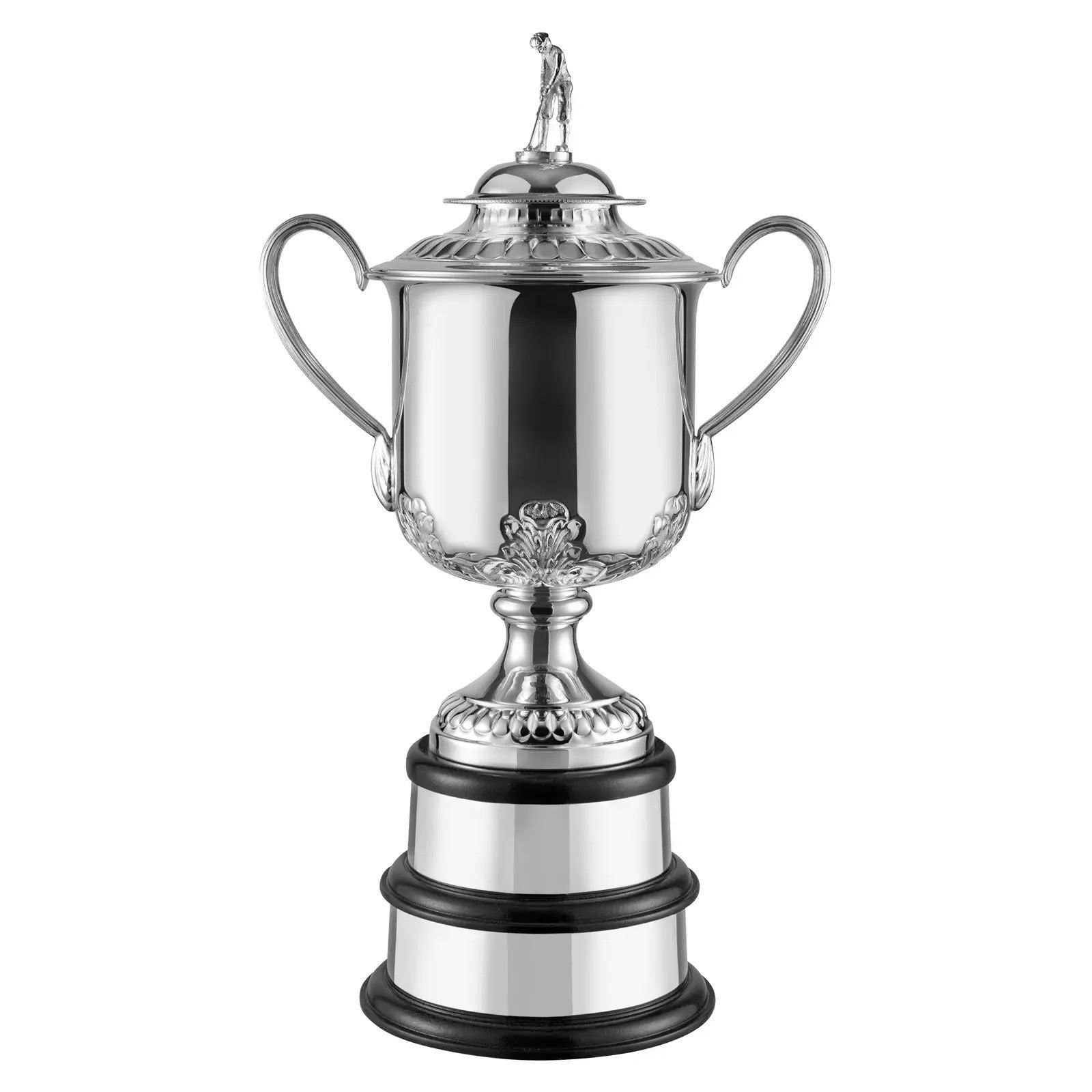 Silver Plated 23.25in Fairways & Greens Hand-Chased Detailed Cup