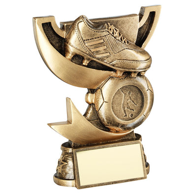 Bronze/Gold Cup Range For Football Trophy (1in Centre) - 4.25in