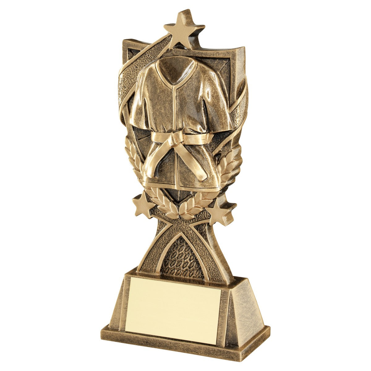 Martial Arts Gi '3 Star Wreath' Trophy