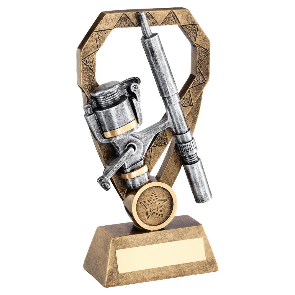 Angling Rod And Reel Trophy